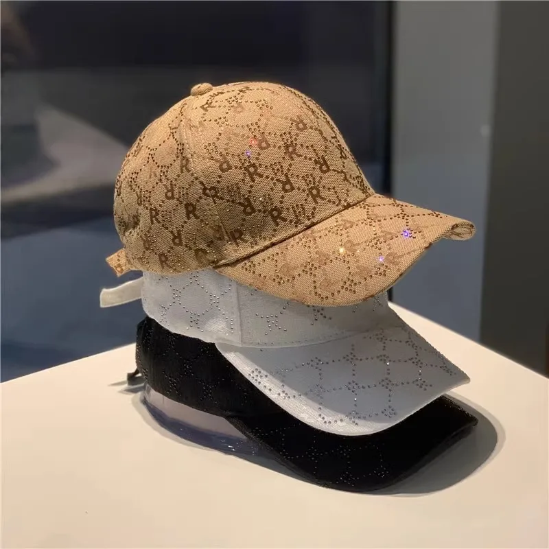 Casquette de baseball avec lettres en biscuits, tendance décontractée, chapeau de soleil de rue, crème solaire, cent avec langue de canard,