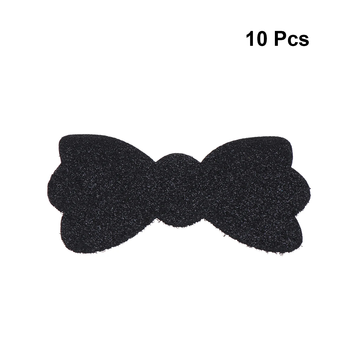 

10pcs Fringe Grippers Strong Hold Medium Thick Hair No-Metal Elastic Ponytail Stickers Workout Hair Fixing Easy On Off Portable