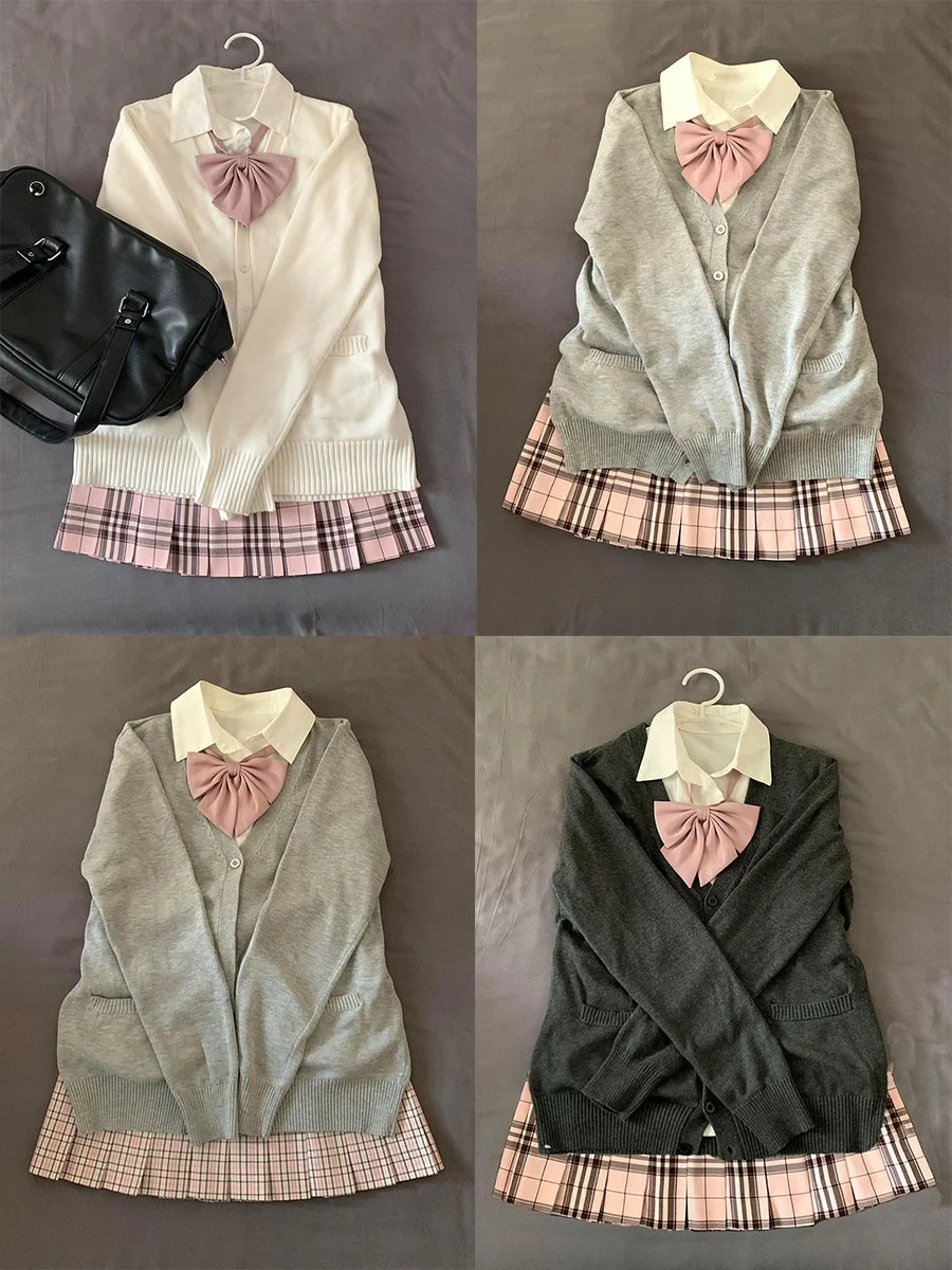 

Original Design Long Sve Knitted Sweater Coat Fem orm Cardigan Loose Fit Autumn Winter Japanese Sle College Stude...