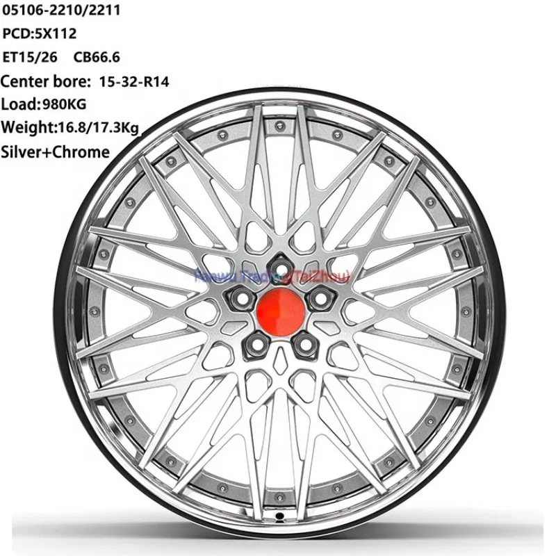 【2026】Wholesale Hyper Silver 19 20 21 22 23 Inch Forged Chrome Wheels Rims 18 Inch 5X112 For Mercedes