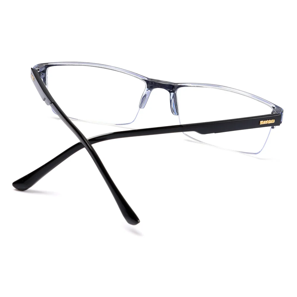 1Pc Reading Glasses Men Women High Quality Half-frame Diopter Glasses Business Male Presbyopic Eyeglasses 0 +1.0 1.5 2.0 2.5 4