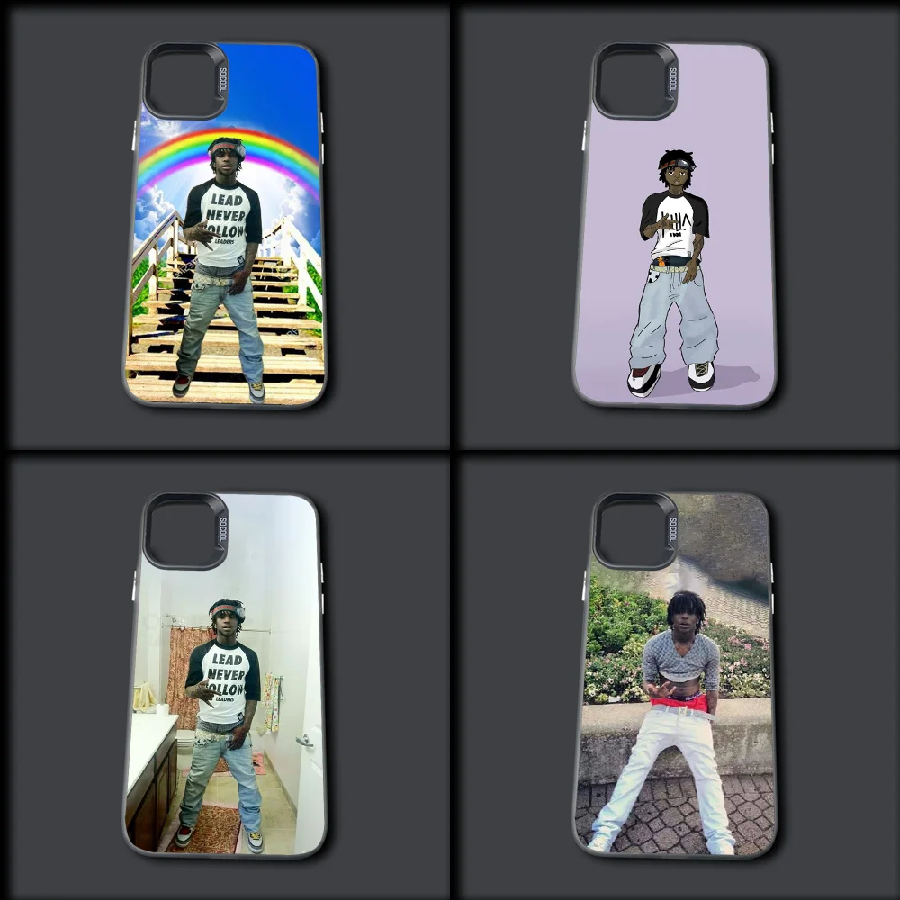 Rapper C-Chief K-Keef Phone Case For iPhone 16,15,14,13,12,11,Mini,Pro,MAX Gray Drop Matte Shockproof Soft Cover