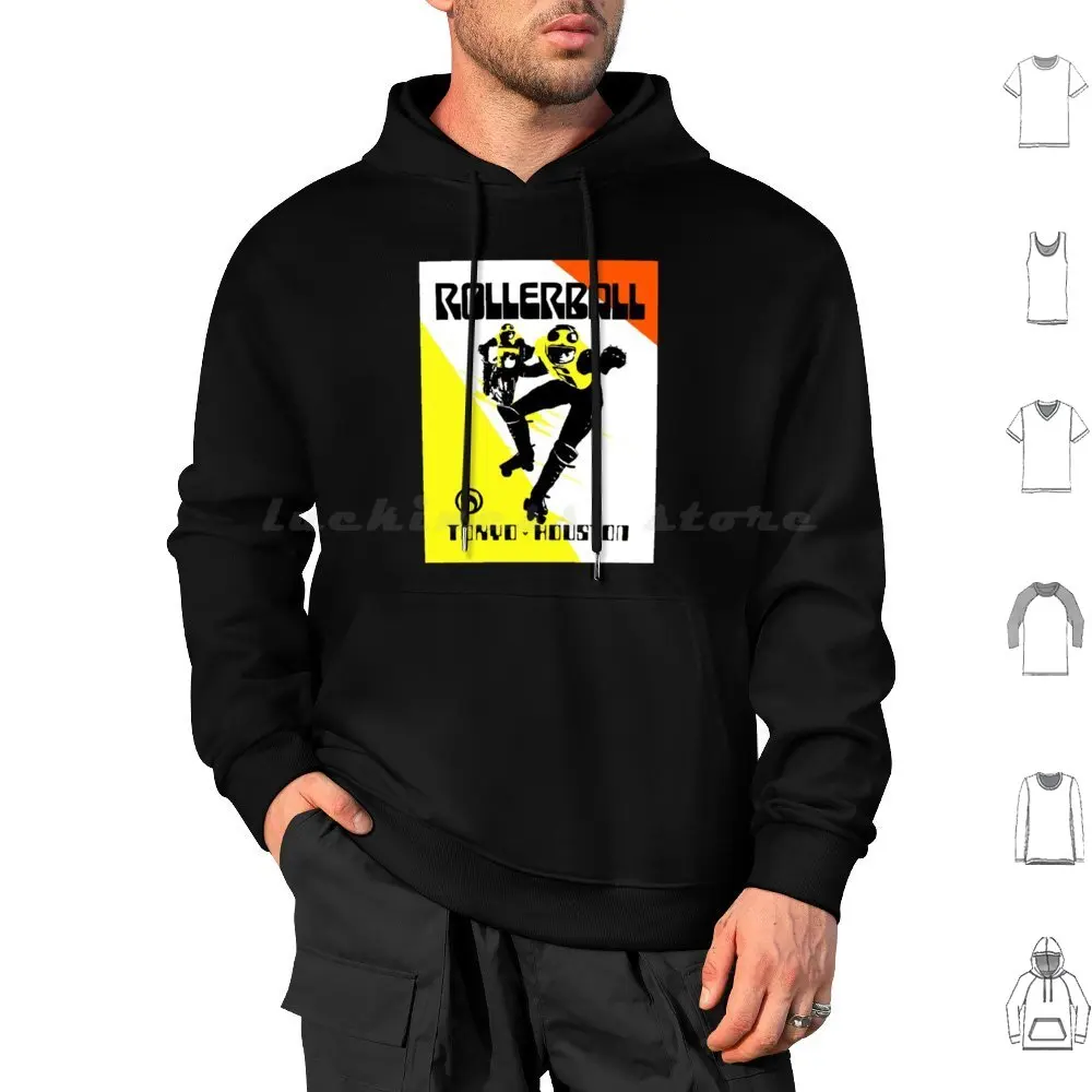 Rollerball Tokyo Houston Hoodie cotton Long Sleeve Rollerball Tokyo Houston