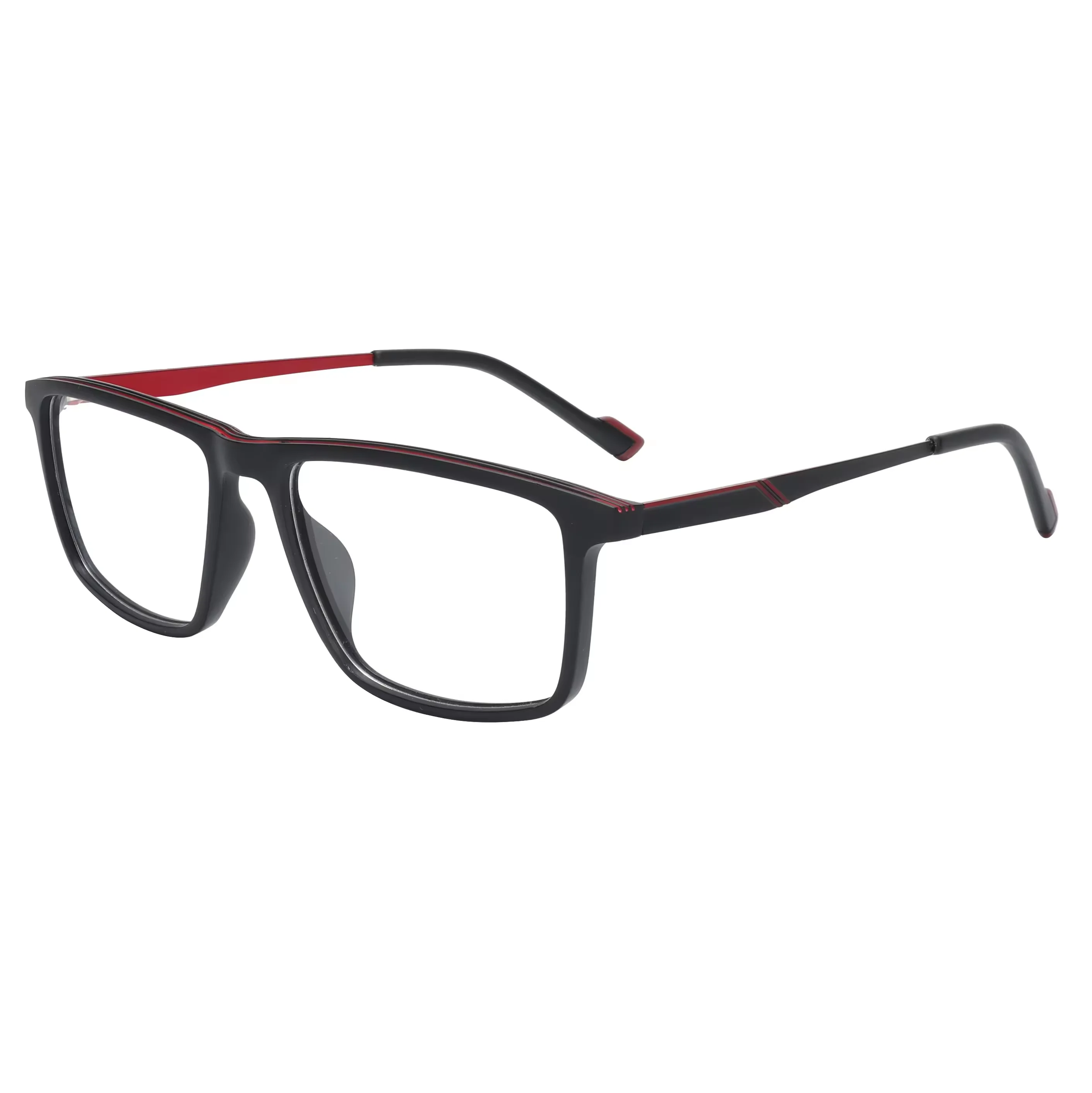 

VZONE Fashion Colorful Square Optical Frames Matte Finish Acetate Metal Temples Designer Eyeglasses Eyewear