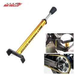 10 Lb Belt Car Belt Tension Tool Belt Gauge Tool Adjustable with L Shaped Pad, Motorcycle Belt Tension Tool Metal
