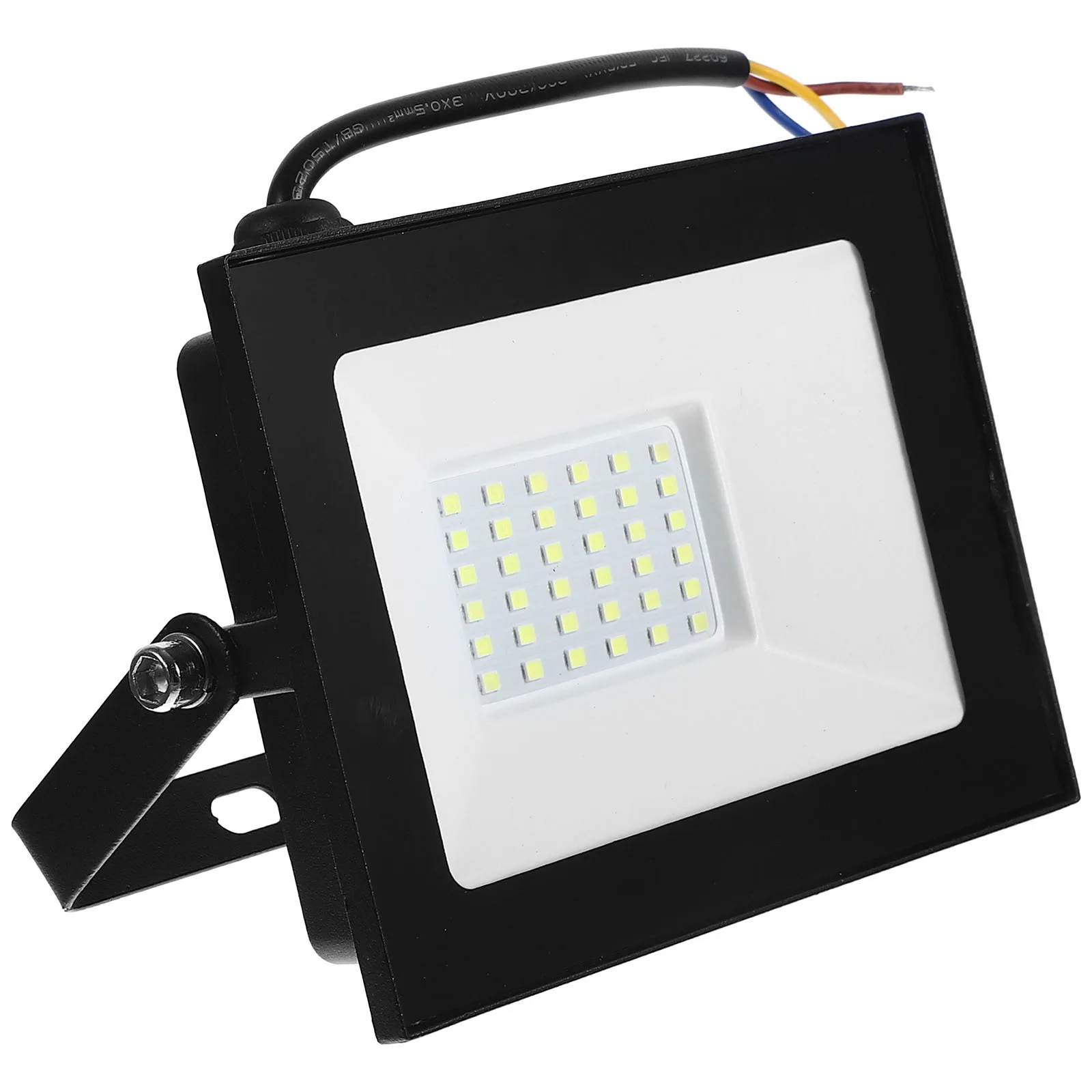 

1Pcs 30W Ultra-Thin LED Floodlight Durable Aluminum Glass IP66 Waterproof for Outdoor Garden Basketball Soccer Field