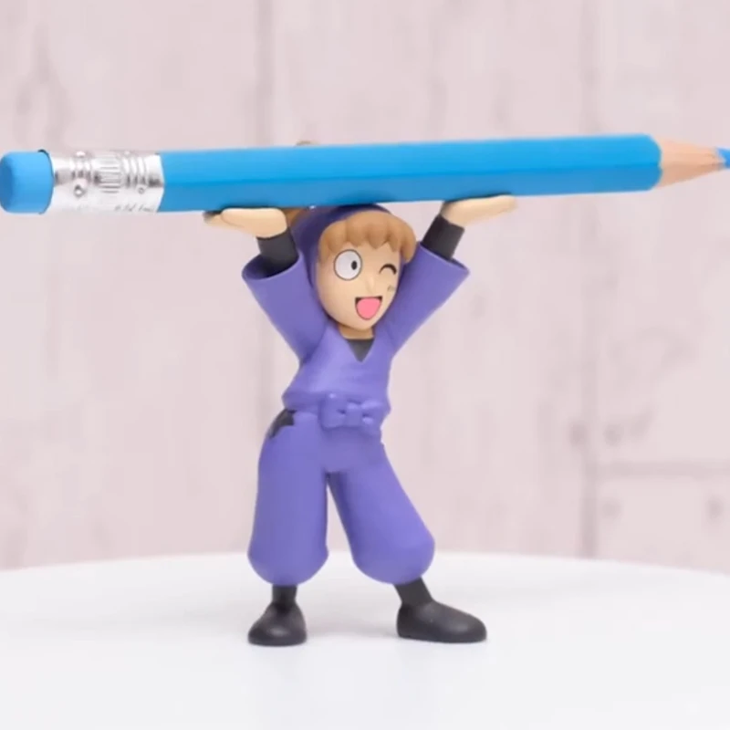 Japanse Echte Gacha Schaalmodel Ninja Rantaro Een Penhoudende Ornament Anime-gerelateerde Penhouders Action Figure Speelgoed