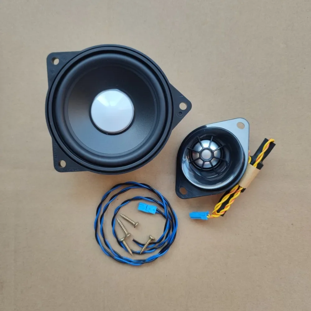 NONE Für BMW F10 F11 5er Autohupe Lautsprecherabdeckung Leistungsverstärker Hochtöner Mitteltöner Subwoofer-Lautsprecher 4