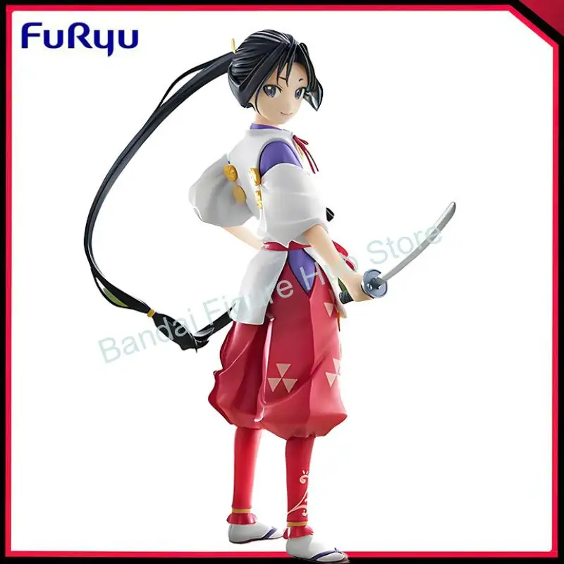 Figura de acción original FuRyu Trio-Try-It Nige Jouzu No Wakagimi Houjou Tokiyuki, 18 cm, juguetes de anime, modelo de PVC, decoración, disponible en stock.