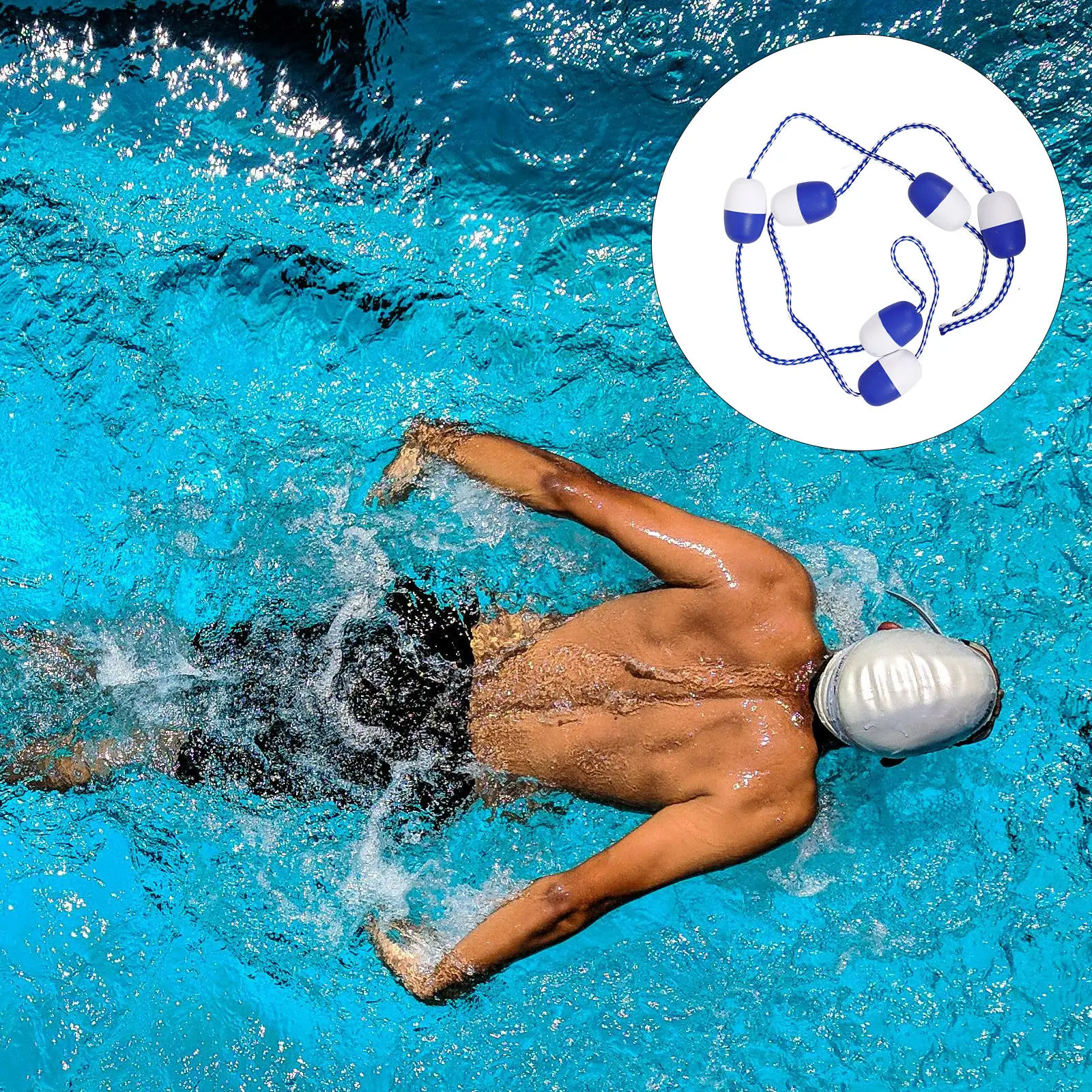 1-string-floating-buoy-line-polyethylene-swimming-pool-safety-divider-durable-practical-pool-lane-marker-floating-buoy-line