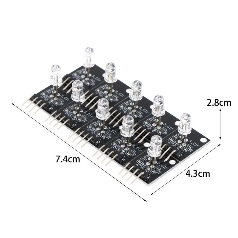 10/20/30 pièces 3 couleurs RGB LED capteur Module ensemble 4Pin touches RGB Module bricolage Kit de démarrage pour Arduino