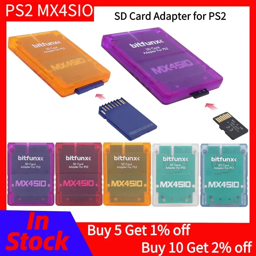 Card Reader for PS2 MX4SIO SIO2SD Memory Card Adapter for Secure Digital TF Card for Consumer Electronics Supplies