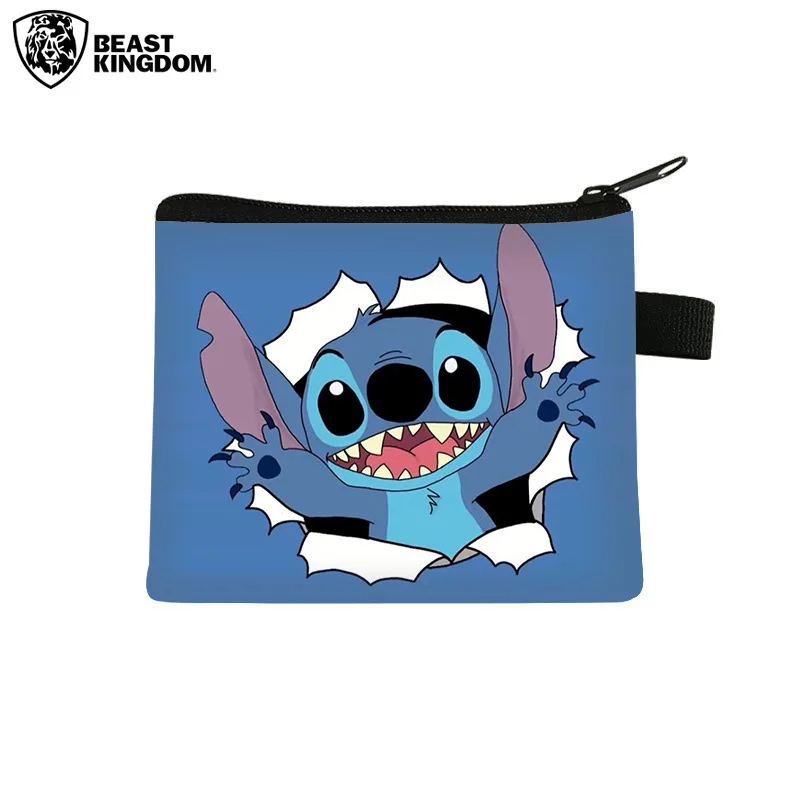 BEAST KINGDOM Stitch portamonete Mini Handbag Cartoon Bags Anime periferiche Cute portamonete regali per bambini portachiavi per adulti