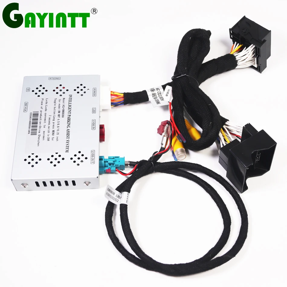 

GAYINTT Decoder For 2013-16 BMW NBT System 1/2/3/4/5/6/7/X1/X3/X4/X5/X6 Series/Mini/I3 Original monitor Car Rear View Camera