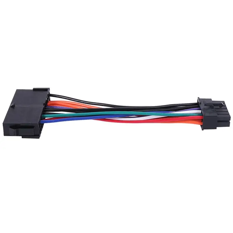 ABRI-10X PSU ATX 24Pin Female To 12Pin Male Power Supply Sleeved Cable Cord 18AWG Wire For Acer Q87H3-AM Q87H3 Motherboard