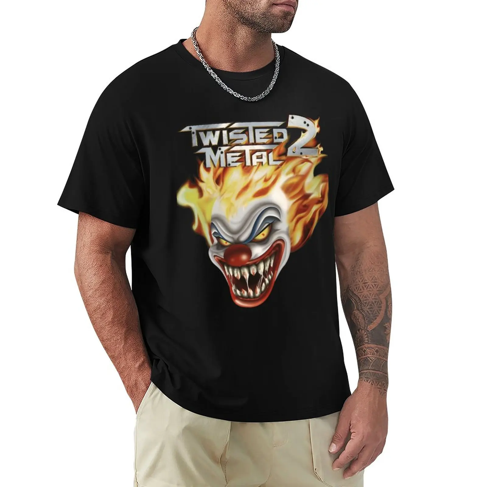 

Twisted Metal 2 (1996) T-Shirt graphic t shirt black t shirt tees Men's t-shirts