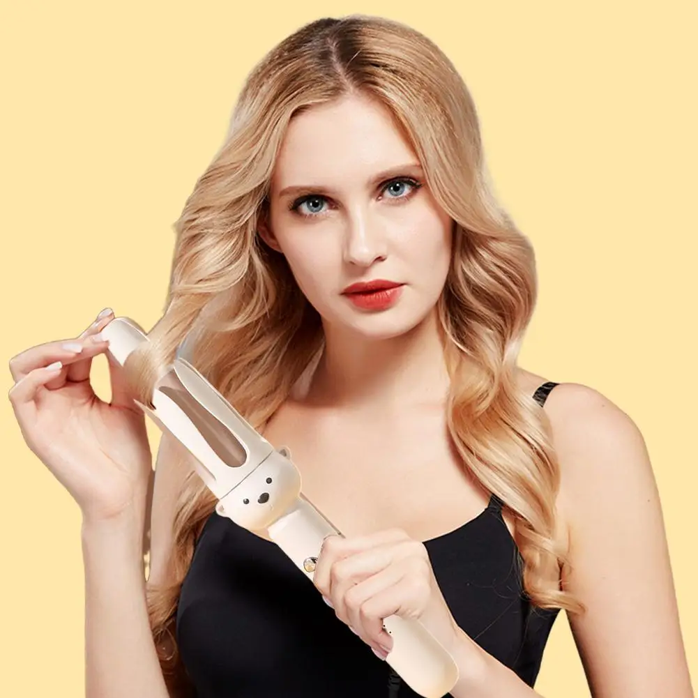 

Automatic Hair Curler 28mm Negative Ions Electric Ceramic Hair Styler Waves Stick Iron Rotating Curling Anti-Tangle Curling U3N7