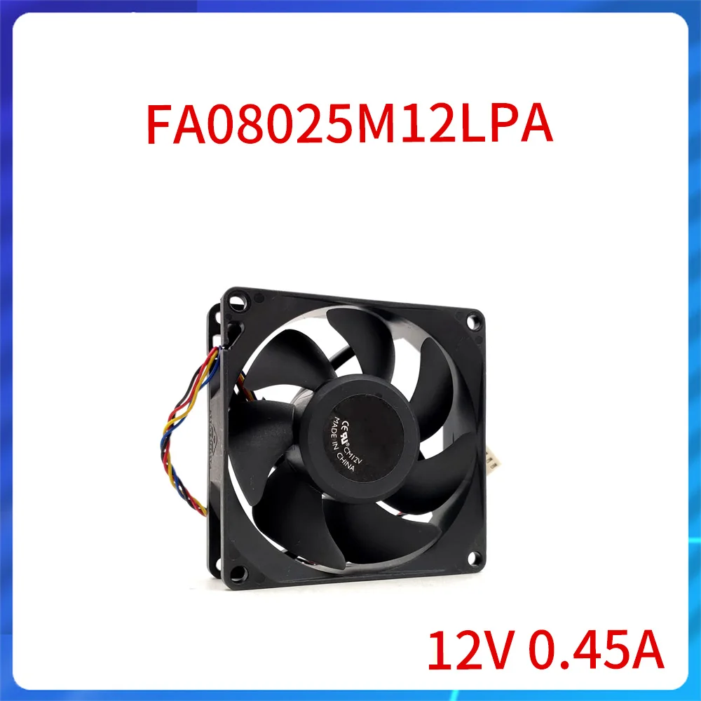 

Original PWM Fans for Cooler Master FA08025M12LPA 8025 Computer Case CPU 12V 0.45A Copper Core Cooling Fan CPU Fan Cooler Fan