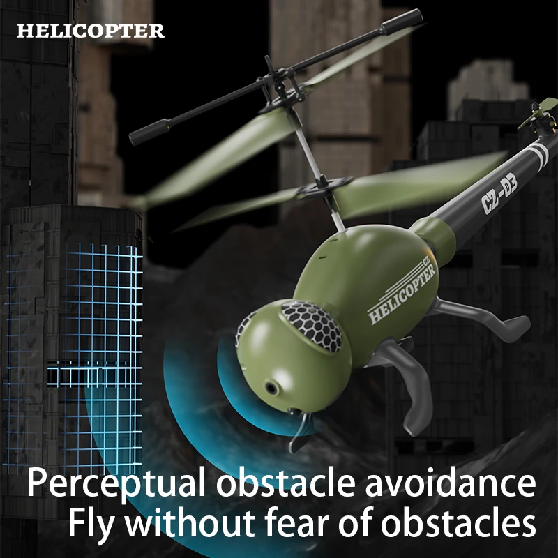 3.5CH 2.5CH RC Helicopter with Altitude Hold Obstacle avoidance Remote Controlled simulation Ants Toys for Boy Kid New Year Gift - Image 2