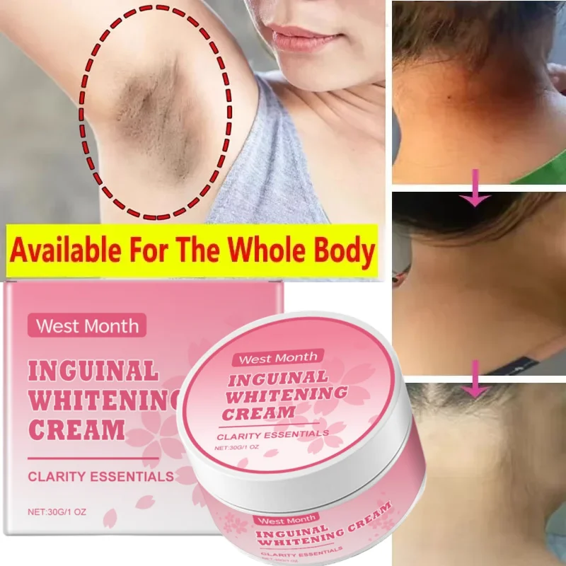 

Niacinamide Body Whitening Cream For Underarm Bleaching Armpit Lightening Intimate Area Moisturizer Korean Skin Care Product