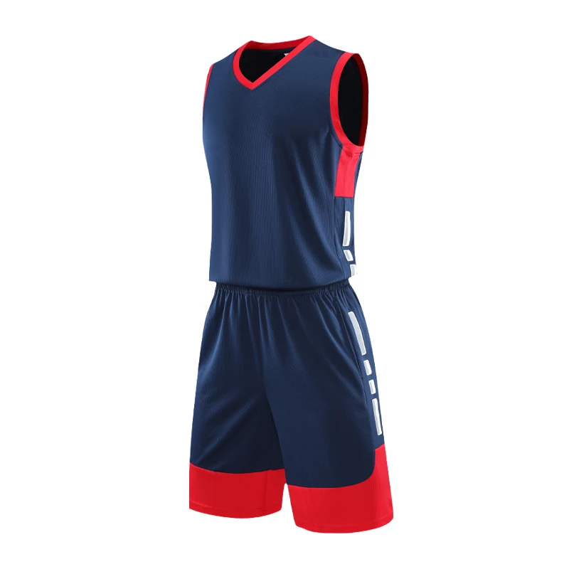 Men Basketball Jersey Mesh Breathable Quick Dry Team Sport Sets Male Tracksuits Custom Training Vest Shorts Basketball Uniform