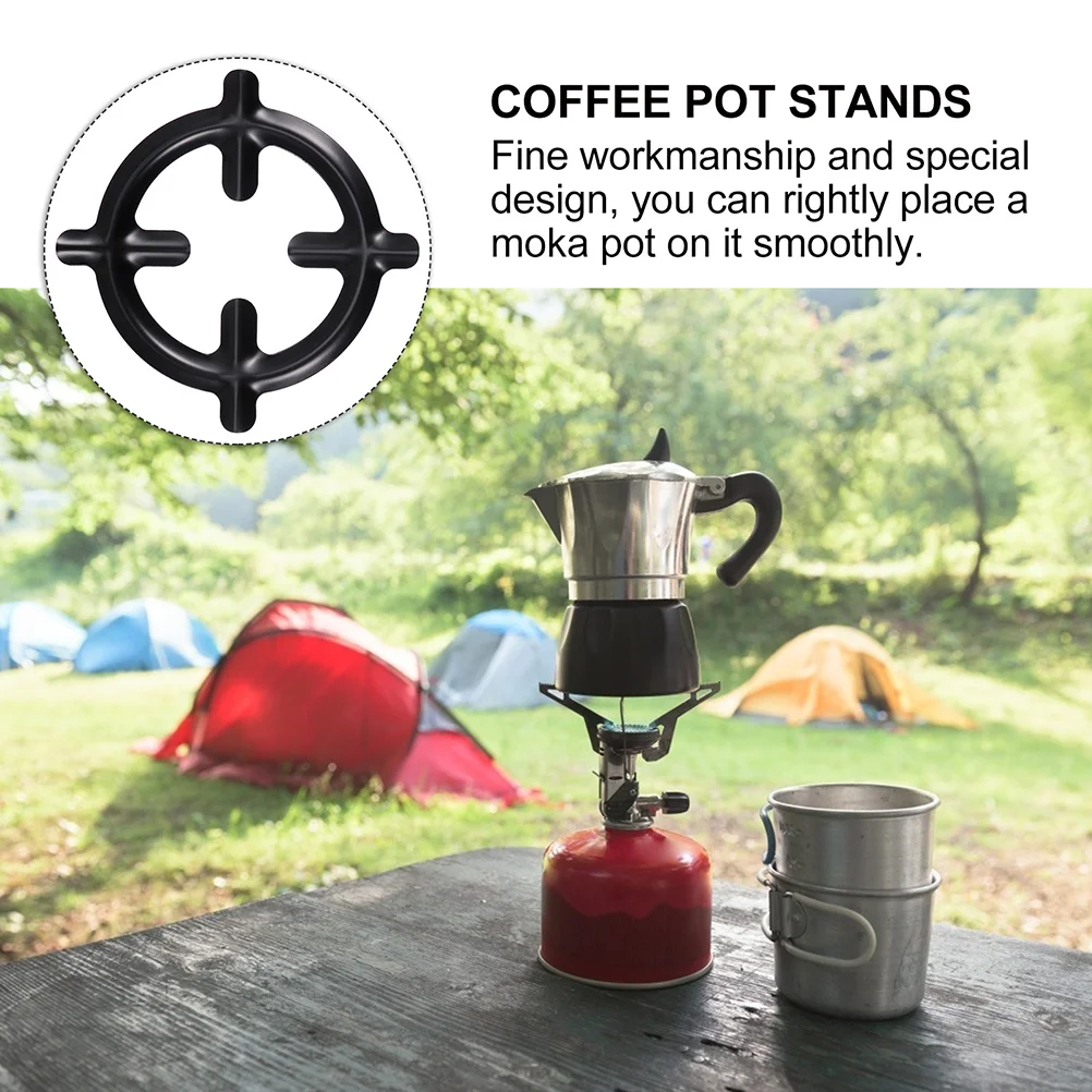 

4Pcs Pot Stands Iron Durable Gas Stove Racks Coffee Pot Holders Stove Cooker Plates Gas Reducer Rings Wok Support Rings