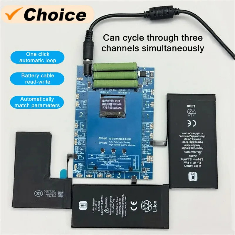 

Mr Yang MY-300 Профессиональный 3-канальный тестер батареи Быстрая зарядка/разрядка для IP 11-15PM Инструмент анализа здоровья