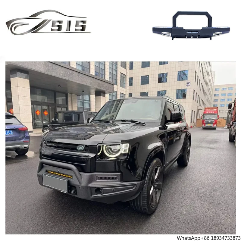 Bull Bar For Defender L663 90/110 Bumper Guard 4x4 Steel Material Off Road Accessories Bumper Bar