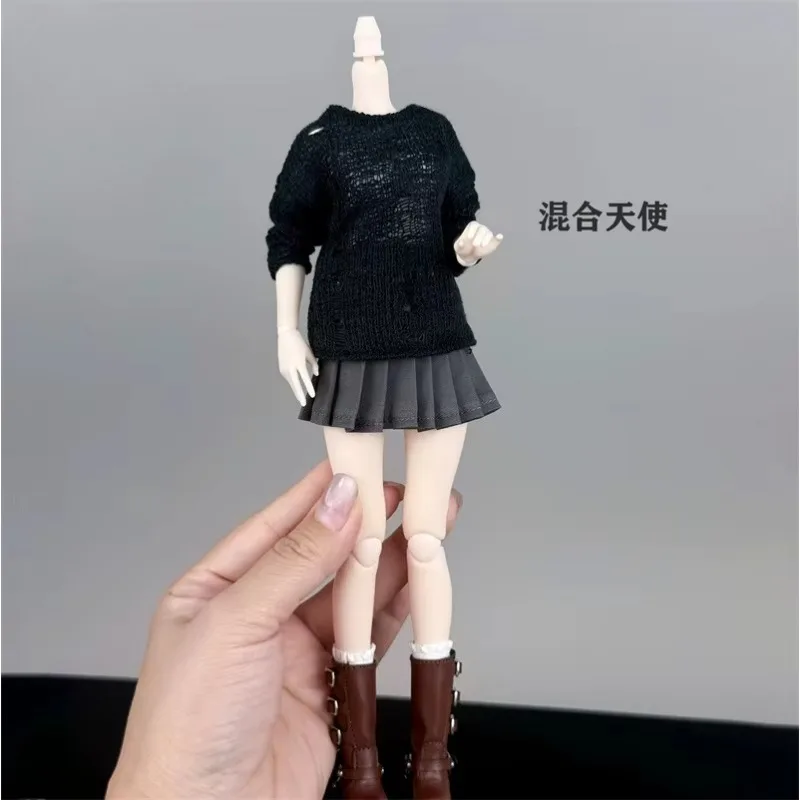 1/6 Maßstab, weibliches, hohles Strickhemd, Kleidungsmodell für 19–23 cm große Zack Azone OB22 OB24 BJD-Actionfiguren. – Detail 1