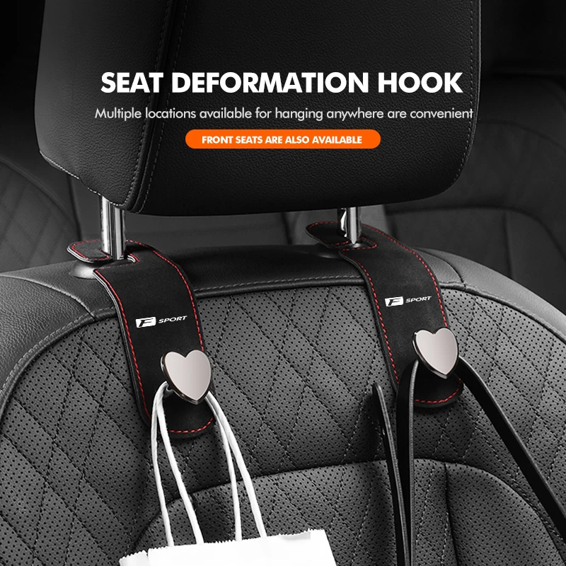 Car Hooks Tools Car Seat Interior Bag Organizer Seat Hook For Lexus RX 300 330 IS 250 300 GX 400 460 UX 200 NX LX LS GS