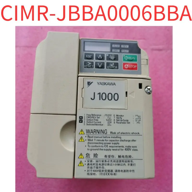 

Used CIMR-JBBA0006BBA inverter