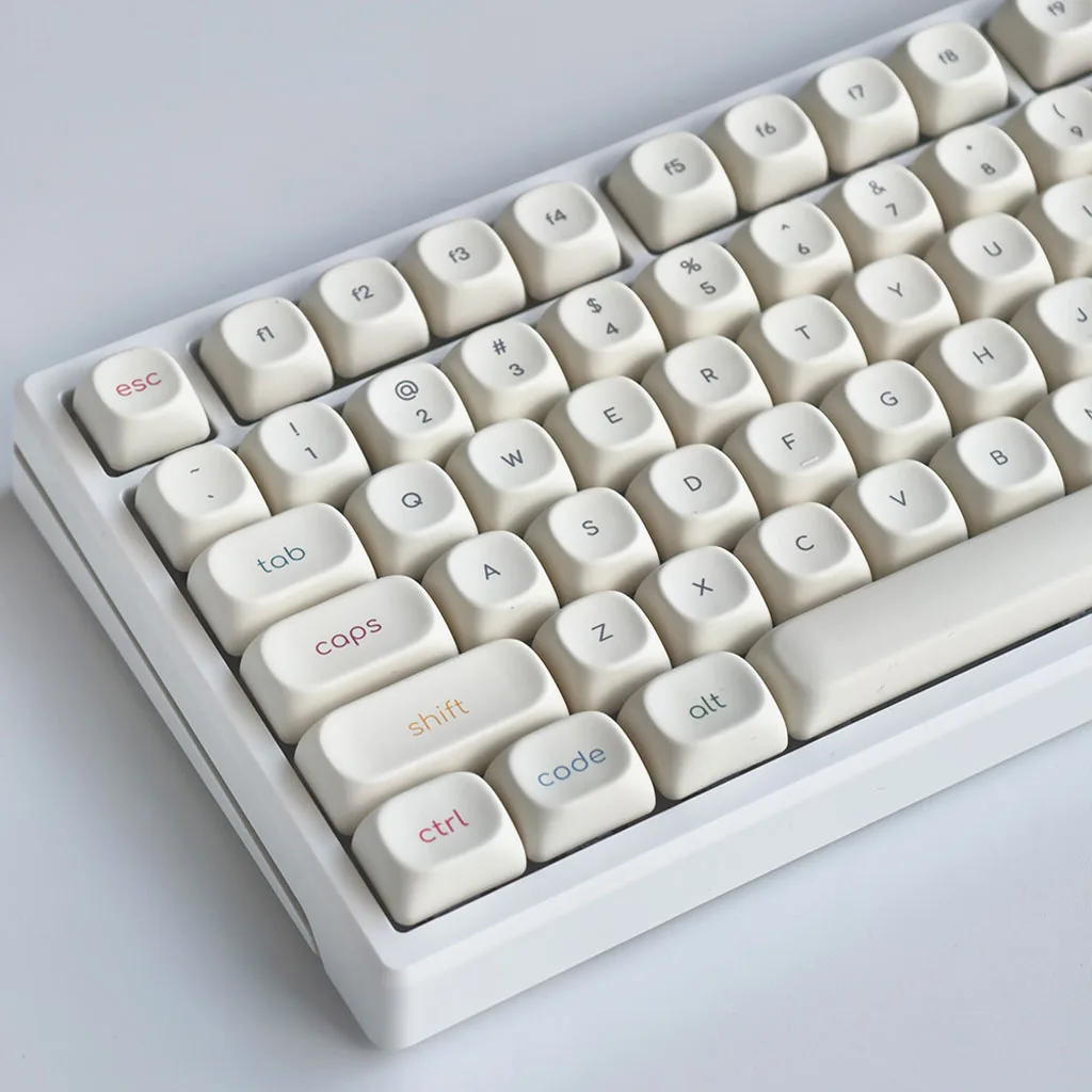 MAIMOOO Korean Keycaps MOA Profile Minimalist White Cute Fruit Frozen Yogurt Thai Hangul PBT Custom Mechanical Keyboard Keycap