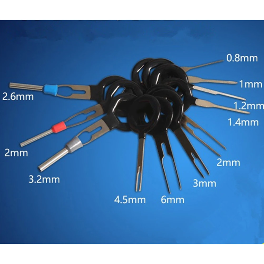 

11pcs Pin Removal Tool High Quality Carbon Steel Needle Crimping Terminal Extractor Test Line Release Automotive