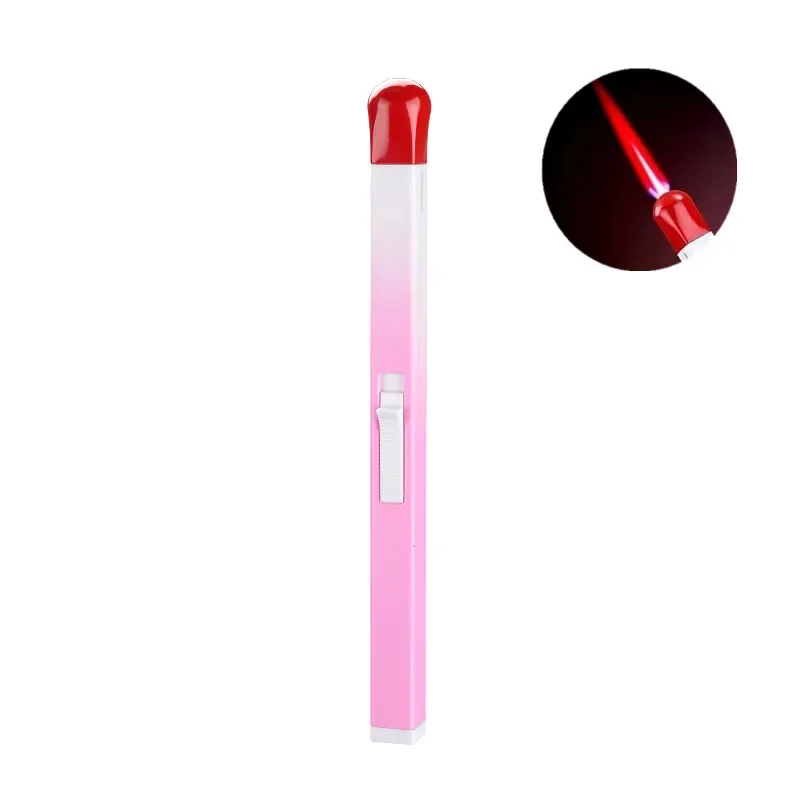 New New Super Long Luminous Matchstick Lighter Butane Torch Inflatable Lighter Household Aromatherapy Kitchen Gadgets Daily（No G
