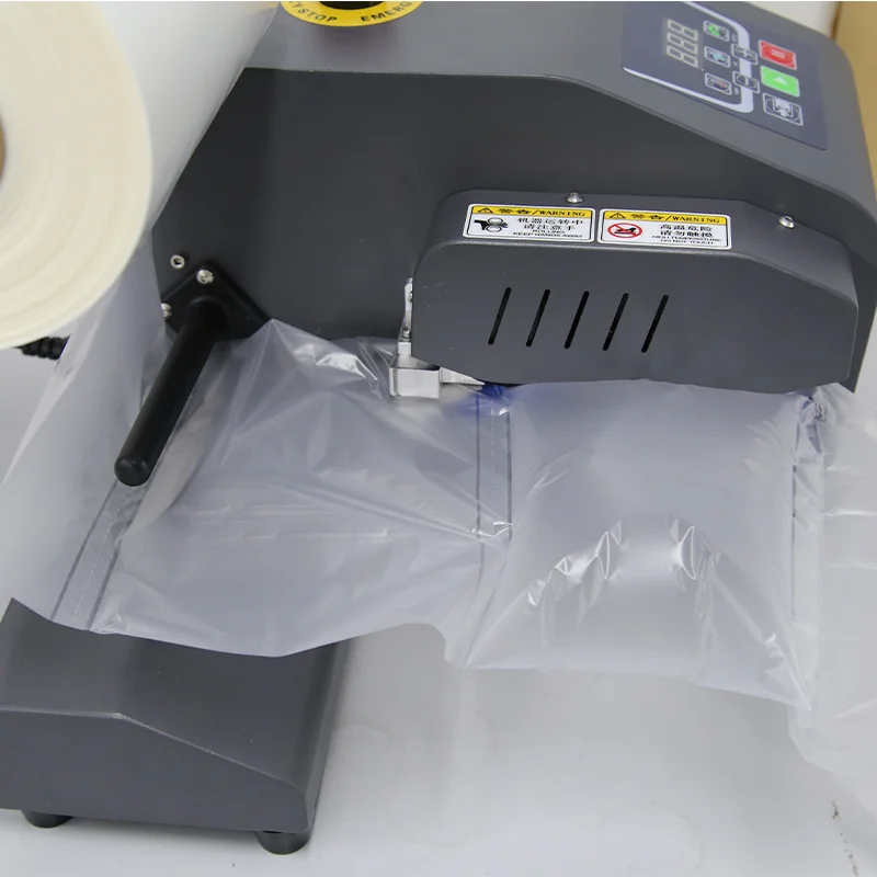 آلة تغليف وسائد الفقاعات الهوائية LA300 بدون حزام، آلة تغليف الوسائد الهوائية للوجستيات للسلع المعبأة #6