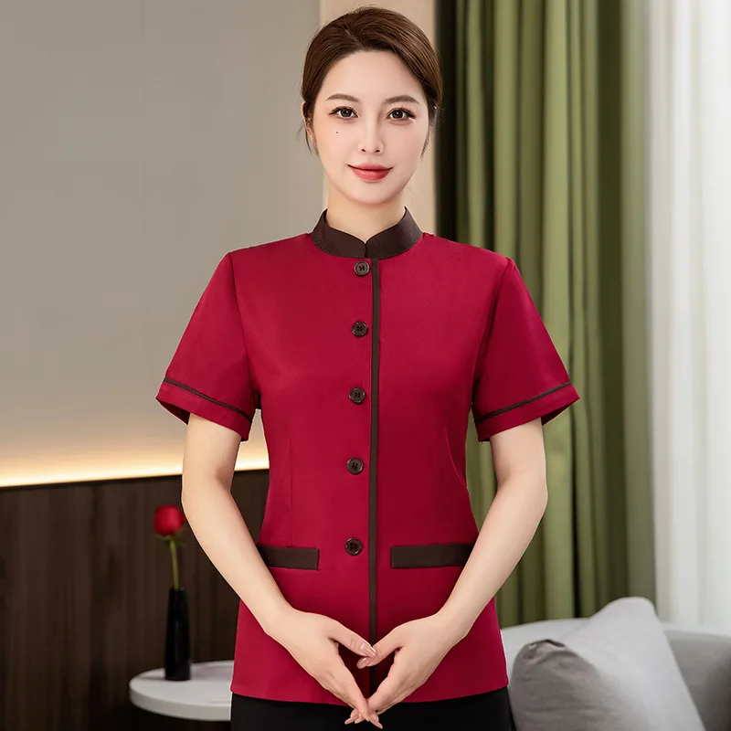 

Cleaning Staff Uniform Short Sleeve Property Hotel Guest Room Cleaning Aunt Cleaning Uniform Long Sleeve Cleaning Work Uniform S