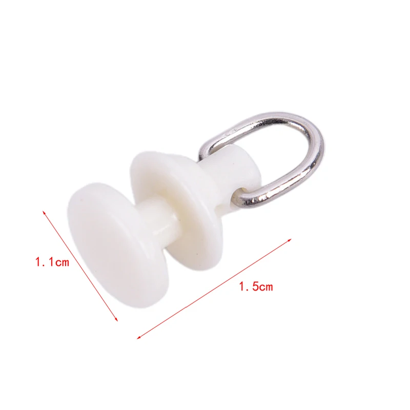 20pcs Curtain Track Glider Rail Curtain Hook Rollers Curtain Tracks Accessories Brand New And High Quality Plastic Material