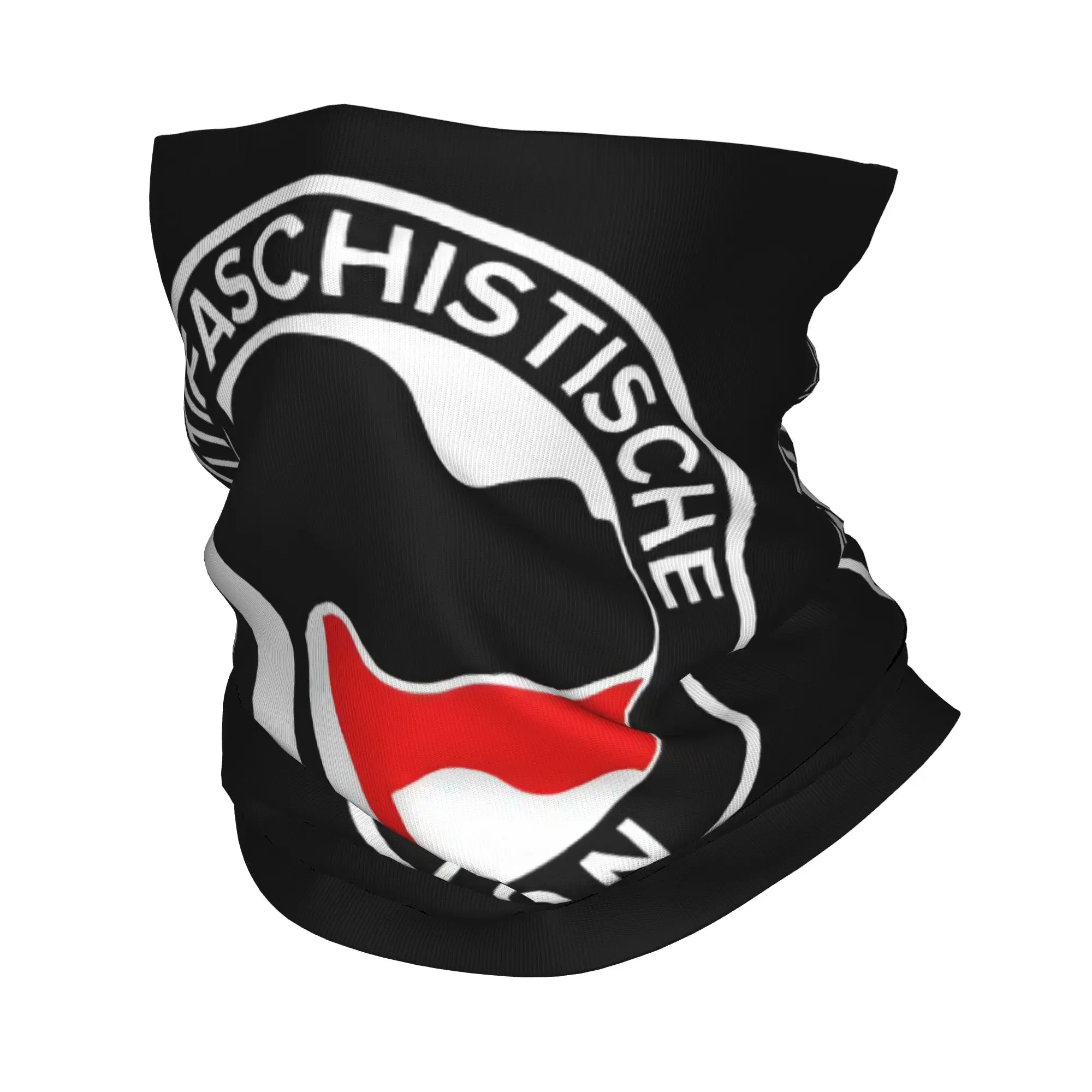 

Анти-акция, антиректизм, бандана, чехол на шею, Antifaschistische Aktion, шарф с запахом, теплый головной убор для верховой езды, унисекс, для взрослых, ветрозащитный