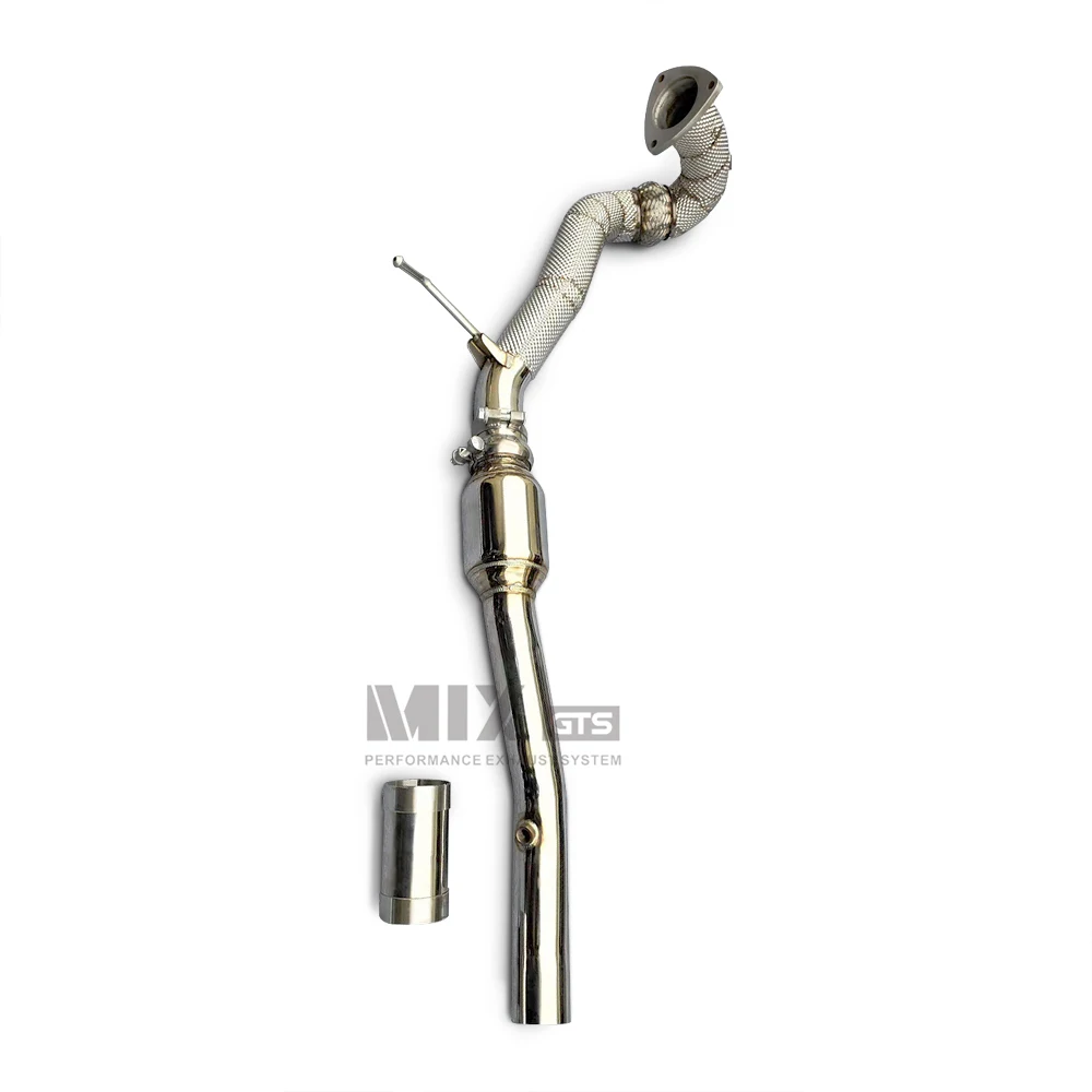 high-performance exhaust system, manufactured with original equipment, No Cat Downpipe for 1998-2007 Audi TT MK1 1.8T