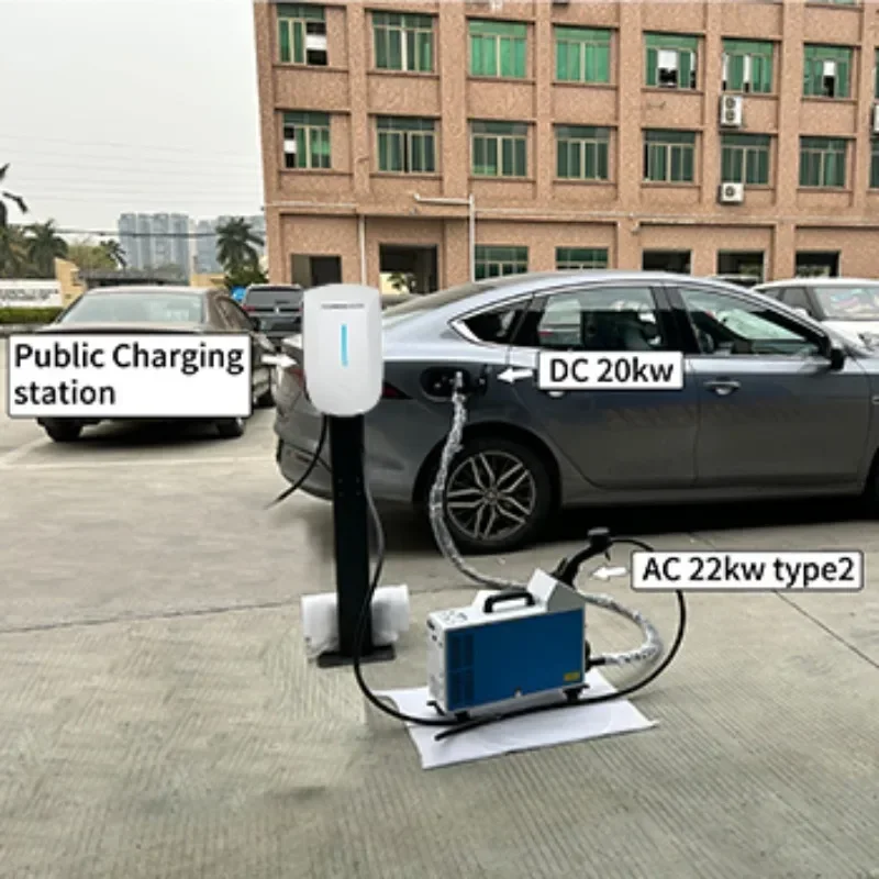 Electric Car Charger Station 3 Phase 32A Ev Charger Fast Wallbox 22kw Type2 Charging Station Mobile Ev Dc Fast Charger OEM IP65