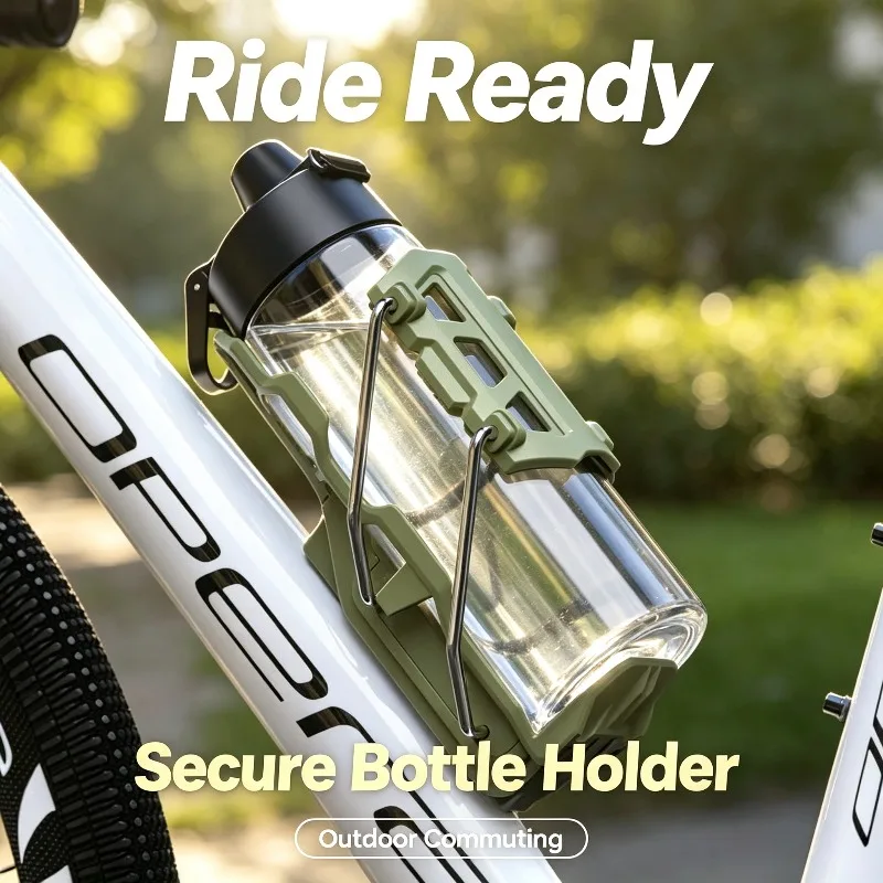 Durable Motorcycle Drink Cup Holder Universal 360° Rotation Water Bottle Bracket for Bike Electric Scooter Handlebar Mount