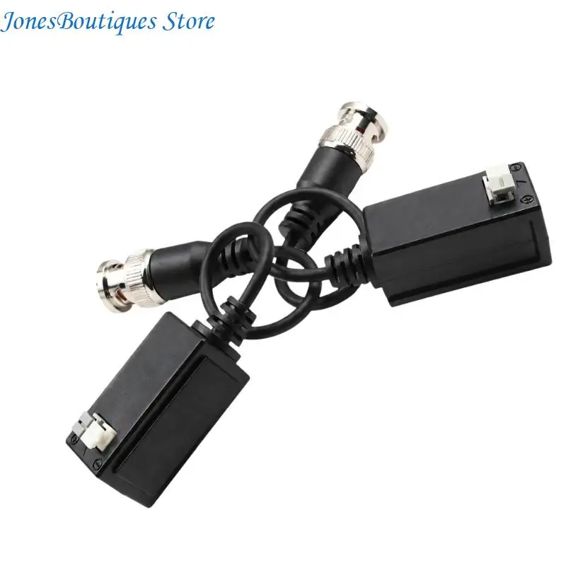 BNC Video Balun Pair for Camera and Digital Recorder Cable Wiring W8KE