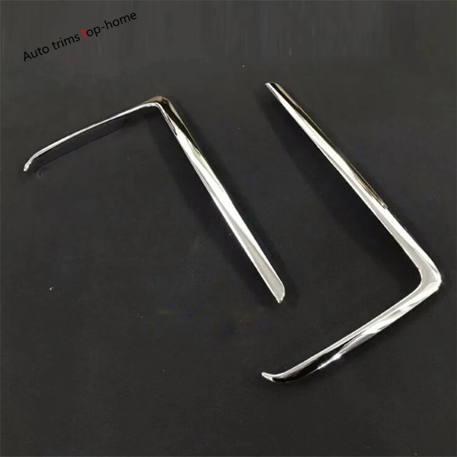 ABS Front Head Fog Light Lamp Eyelid Eyebrow Decoration Frame Cover Trim Fit For BMW X3 G01 2018 2019 2020 Car Accessories