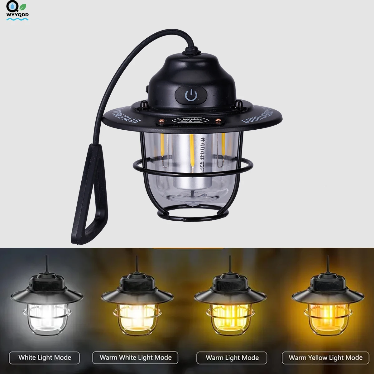 

Ultra-long Battery Life Mini Camping Light,4-color Light Switchable,Portable,Rechargeable, Water-Resistant for Camping,Hiking