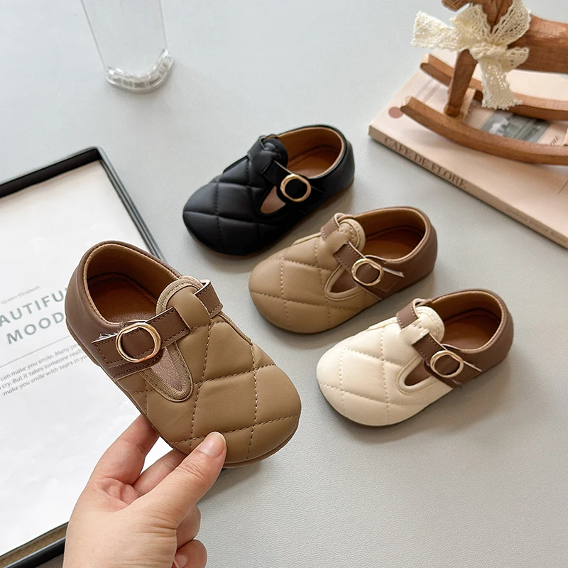 

Autumn Toddler Little Girl Mary Jane Leather Shoes Ballet Flats for Kids Girl Party School Shoes Bowknot Princess Shoes