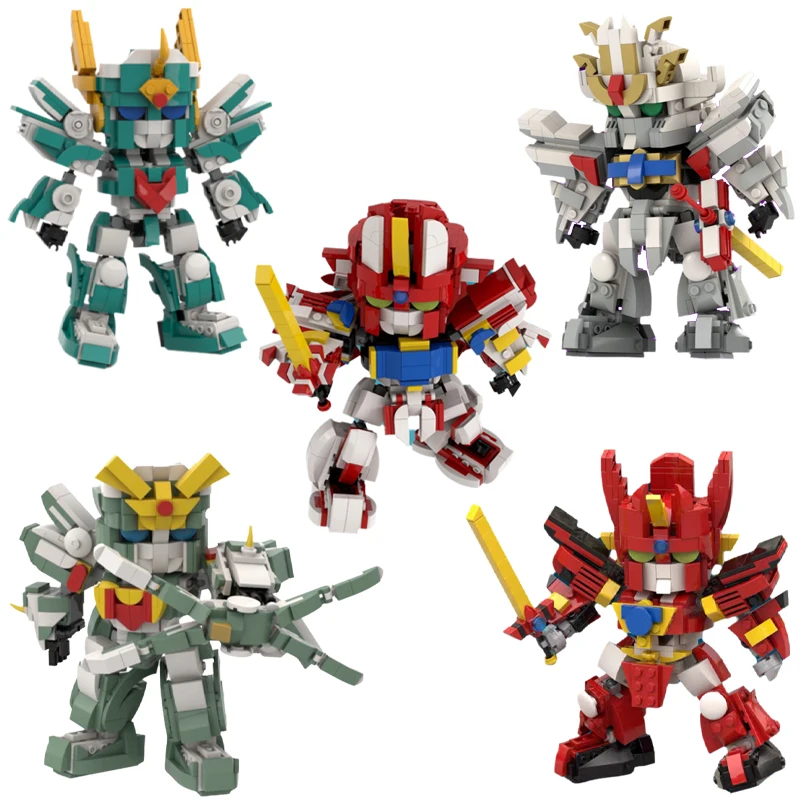 

MOC Mech Warrior Series для мальчиков, сборные строительные блоки, игрушки SD Ultimate Light Energy, модель робота-мессенджера, детский подарок на день рождения