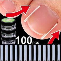 10pcs/bottle Ingrown Toenail Correction Toenail Straightening Clip Straightener Nail C-shaped Tube Pad Pedicure Foot Care Tools