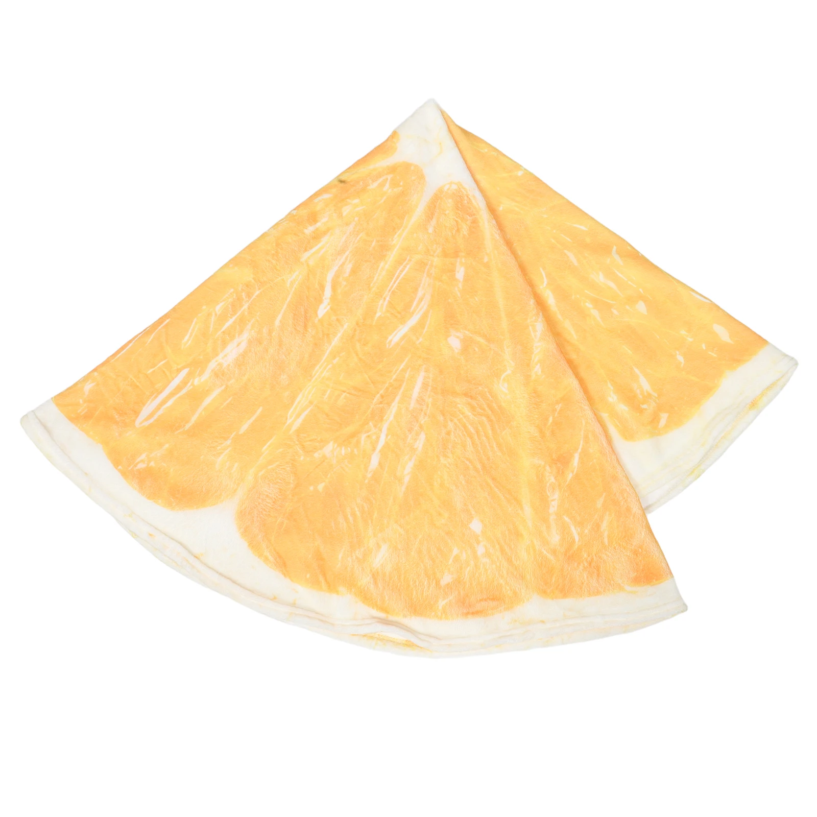 

Orange Printed Blanket Fruit-themed Comfortable Throw Novelty Food Funny Bed Design Beach Rugs