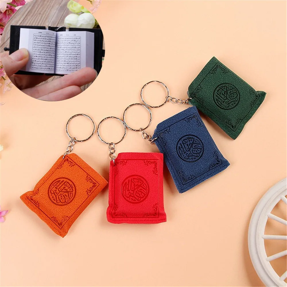 Mini Quran Religious Islamic Muslim Koran Bag Accessories Pendant Jewelry Keychain Key Ring Decoration