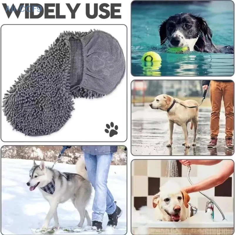 منشفة كبيرة الحجم للقطط والكلاب، ماصة، سريعة الجفاف، مستلزمات استحمام للحيوانات الأليفة الصغيرة
